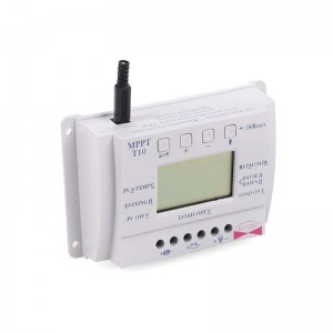 Bộ điều khiển sạc pinnăng lượng mặt trời PWM 20A 10A T10 T20 T20 12V 24V Màn hình LCD tự động và hẹn giờ kép